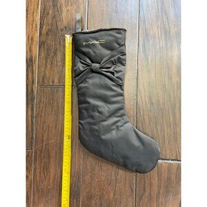 MAC Cosmetics Christmas Black Bow Stocking Decor